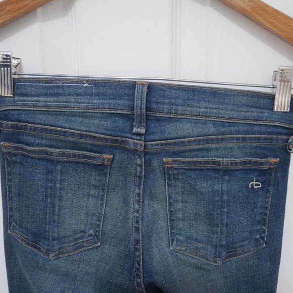Rag & Bone The Skinny Leg Jean in Silver Bullet - Picture 3 of 6